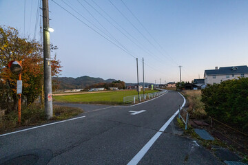 Fototapeta premium Historic old road “Salt Road” which is also a long distance hiking course and its surroundings