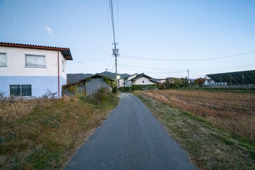 Historic old road “Salt Road” which is also a long distance hiking course and its surroundings