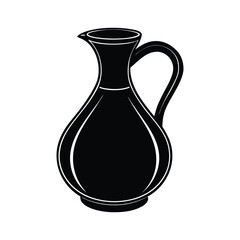 carafe of a silhouette art