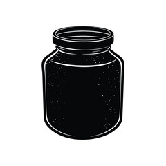 jar of a silhouette art