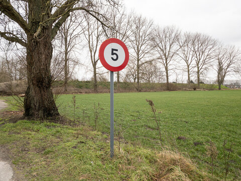 five kilometres per hour