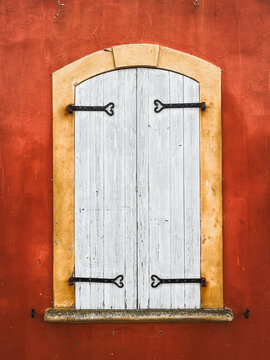 Wooden window shutter