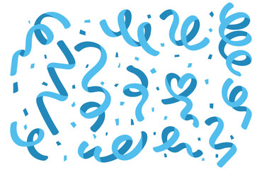 Obraz premium ribbon party celebration background vector 