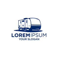 modern and vintage campervan logo designs