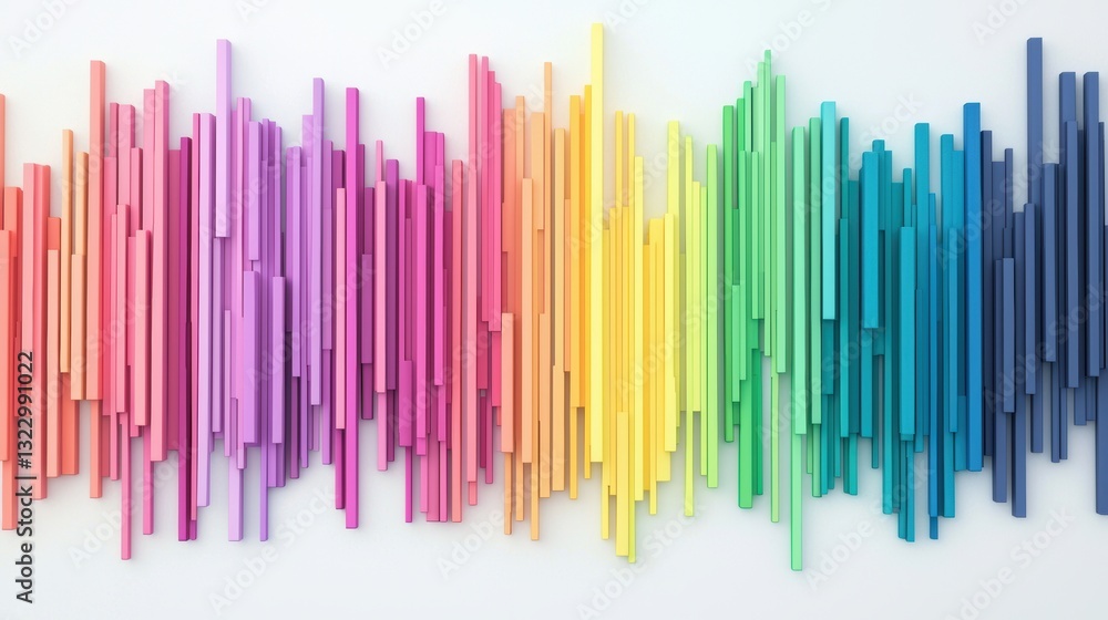 Poster abstract rainbow gradients: smooth rainbow gradient with a subtle noise overlay, perfect for a cheer