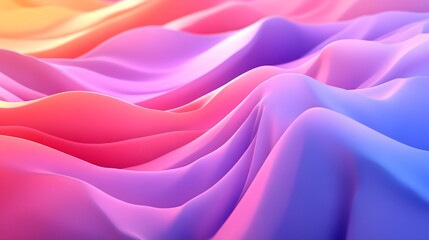 Vibrant Minimalist Color Waves Showcasing Stunning Trends in Contemporary Art and Design Aesthetic
