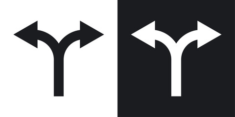 Split icons pack in solid style