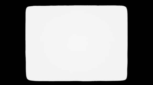 8mm Vintage Film Frame Overlay, with no Textured Effect.