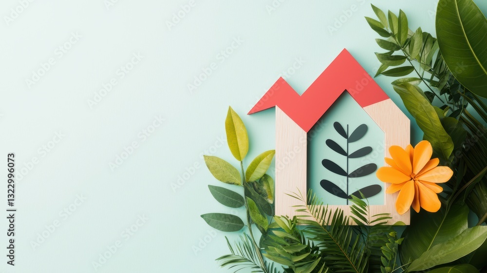 Aufkleber growth arrows: a graph with a rising line and upward pointing arrow, symbolizing positive progress, 