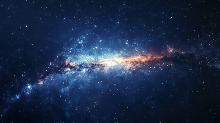 Obraz premium Cosmic Nebula Celestial Explosion Background