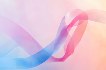 Soft Pastel Ribbon Background for Feminine and Delicate Looks