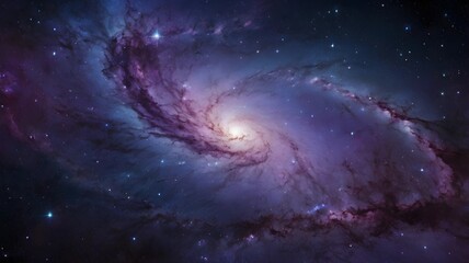 Cosmic Galaxy and Nebula Background