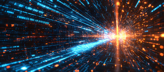 High speed lines abstract technology background digital fiber high tech concept template for design fast moving abstract technology high tech background concept speed in light