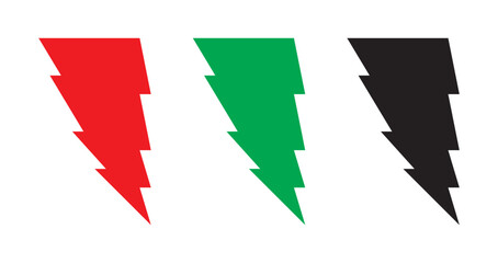 electric icon vector. power icon. energy sign