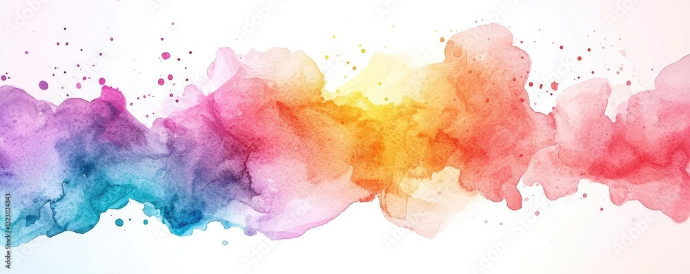 Poster vibrant color art abstract background idea. colorful abstract watercolor design suitable for backgro