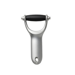 Modern Black Scissors with Extended Handle on White Background  Minimalist Design (2)