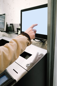 self-checkout station