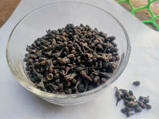 Herbal medicine of Mesua ferrea. Indian rose chestnut or Nagakesar (Mesua ferrea).  It is one of...