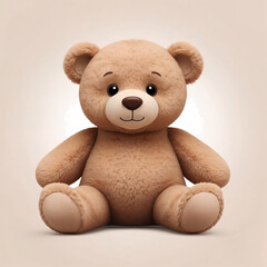 Obraz premium big brown bear doll