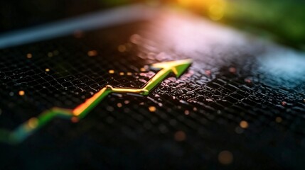 Upward Trend Graph  Stock Market Growth  Financial Success  Investment  Data Analysis