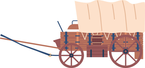 Vintage farm transport under tent © Pavlo Syvak