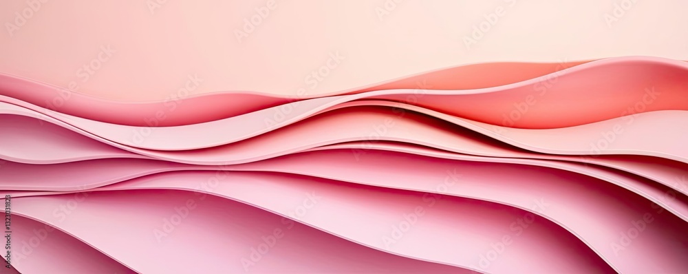 Poster vibrant color art abstract background idea. elegant abstract design featuring flowing waves in soft 
