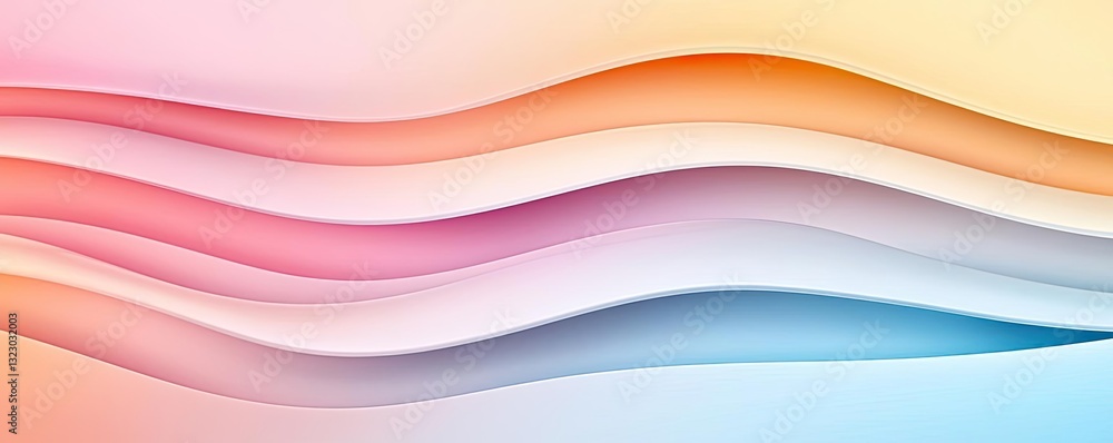 Aufkleber vibrant color art abstract background idea. a colorful wave pattern that inspires creativity and mod