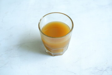 glass of herbal drinks or jamu tradisional 
