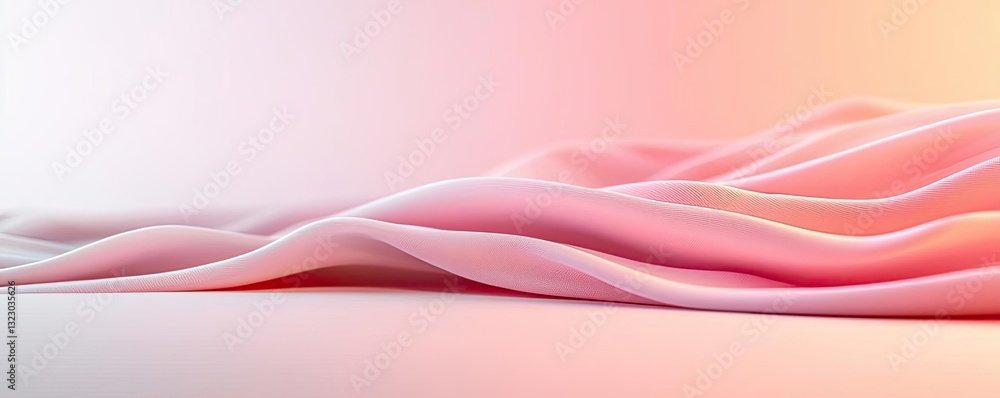 Aufkleber vibrant color art abstract background idea. soft waves of pastel shades create a serene abstract bac