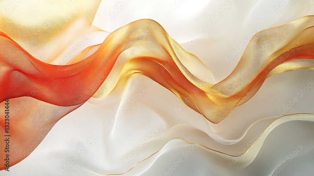 Poster bright speed abstract orange swoosh border certificate. liquid fluid yellow abstract background. min