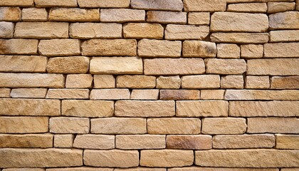 sand stone brick wall