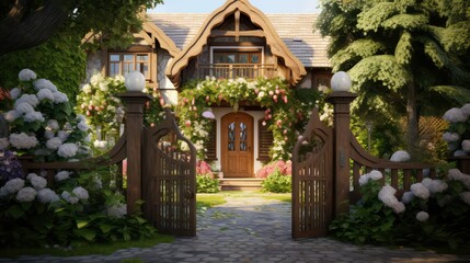 greenery house gate
