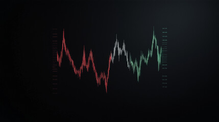 Financial Fluctuations: A dynamic graph illustrates market trends, displaying the rise and fall of financial data. The interplay of lines and shades tells a story of investment.