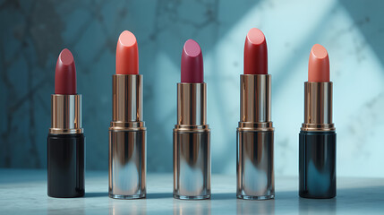 Types of lipsticks and lip glosses