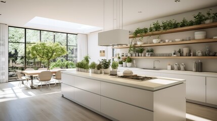 Fototapeta premium cabinets interior spring