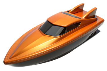 boat on a white background