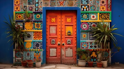 Fototapeta premium intricate door jam
