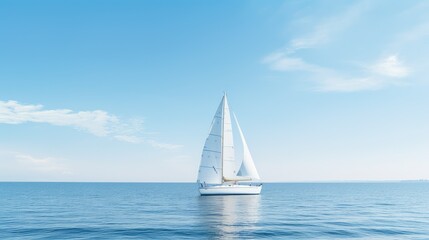 Obraz premium ocean boat on