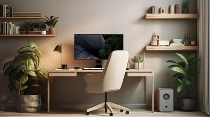 monitor computer office