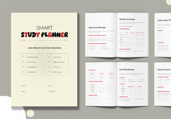 Smart Study Planner Template Layout