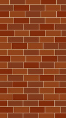 Obraz premium レンガ背景イラスト 縦向き