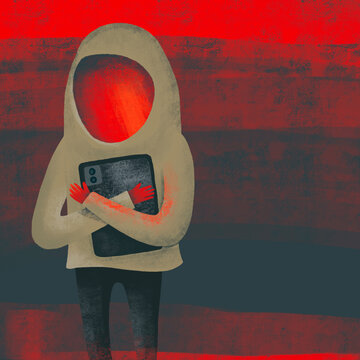 Internet attacker concept