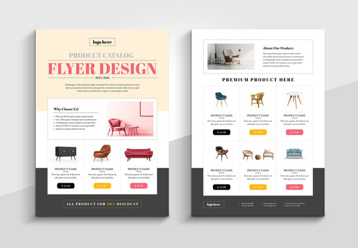 Product Catalog Flyer Template