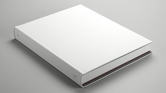 high 3d book template