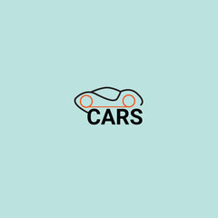 modern car vector logo design 