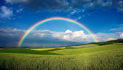 Naklejka premium rainbow in the sky