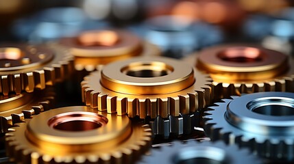 Interlocking Gears: Precision Engineering and Teamwork