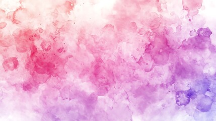 Fototapeta premium Abstract grunge background frame soft pink watercolor background. Hand painted, decorative soft pink and white paper texture. Abstract pink red watercolor stain with soft edges and a gradient effect