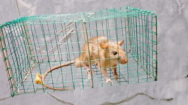 Mousetrap. Rats are trapped. The mouse fell into the trap.