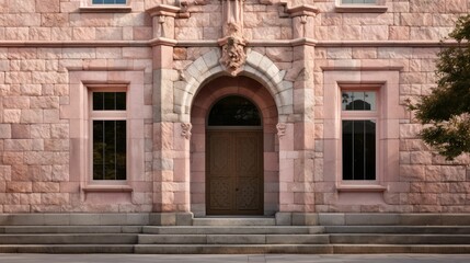 Fototapeta premium stone pink granite